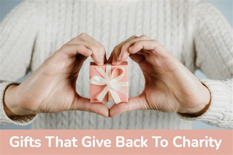 25 Best Gifts That Give Back to a Good Cause .